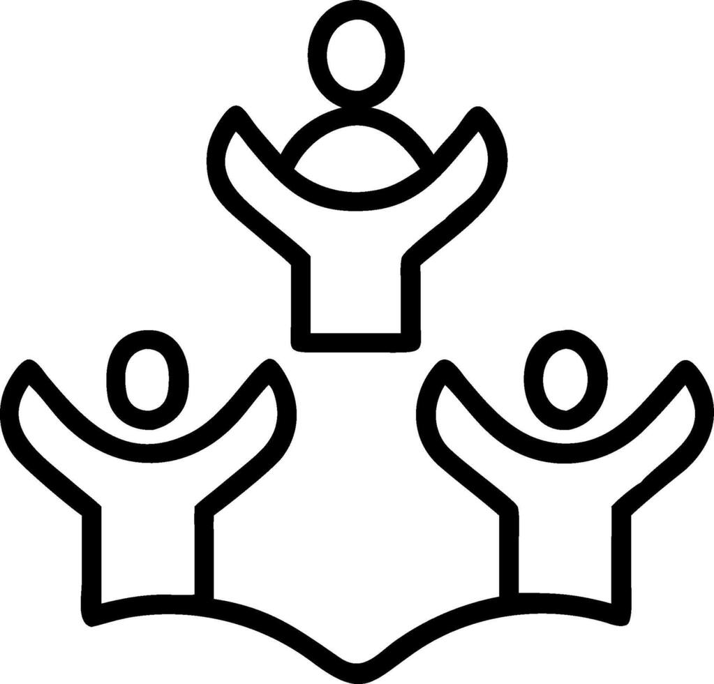 3D Faith Harmony Community Service concept as Volunteers from different religions working together on community projects symbolizing unity harmony World Religion Day volunteer even vector