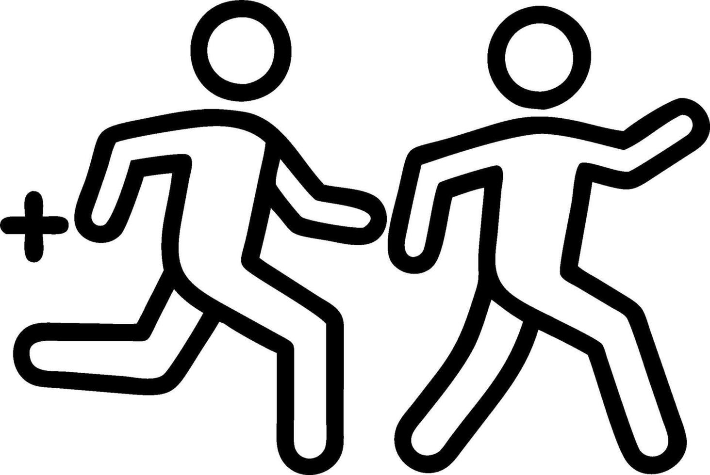 3D Diverse Faith Charity Run concept as People from different religions participating in a charity run promoting unity harmony World Religion Day charity event copy space as 3D Ico vector
