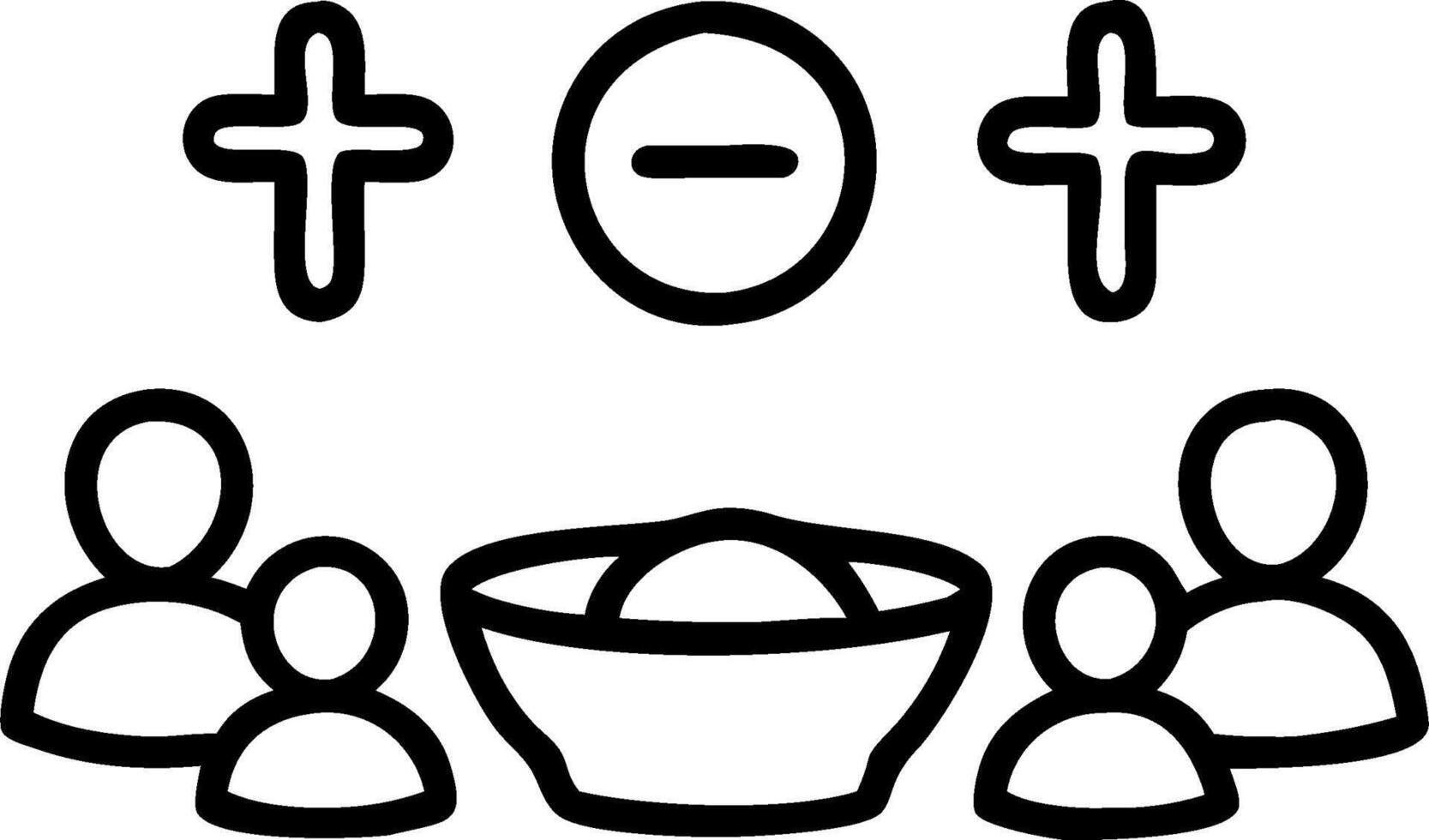 3D Close up Community Sharing concept as Macro close up of a diverse community sharing meals fostering unity and harmony for World Religion Day magazine advertisement with copy spa vector