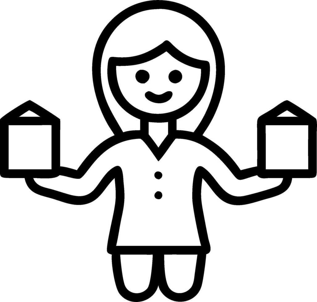 3D Businesswoman managing sustainable logistics in macro close up copy space concept as A businesswoman manages sustainable logistics in a macro close up highlighting the use of ec vector