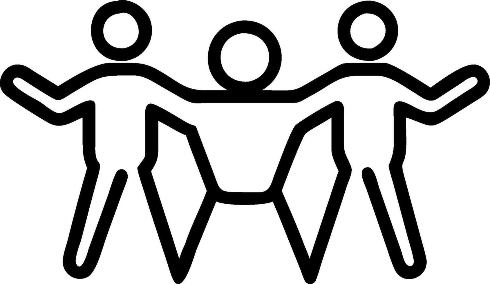 3D Blue Monday Team Support concept as Team members supporting each other in a meeting showing camaraderie against Blue Monday blues for magazine advertisement with copy space. as vector