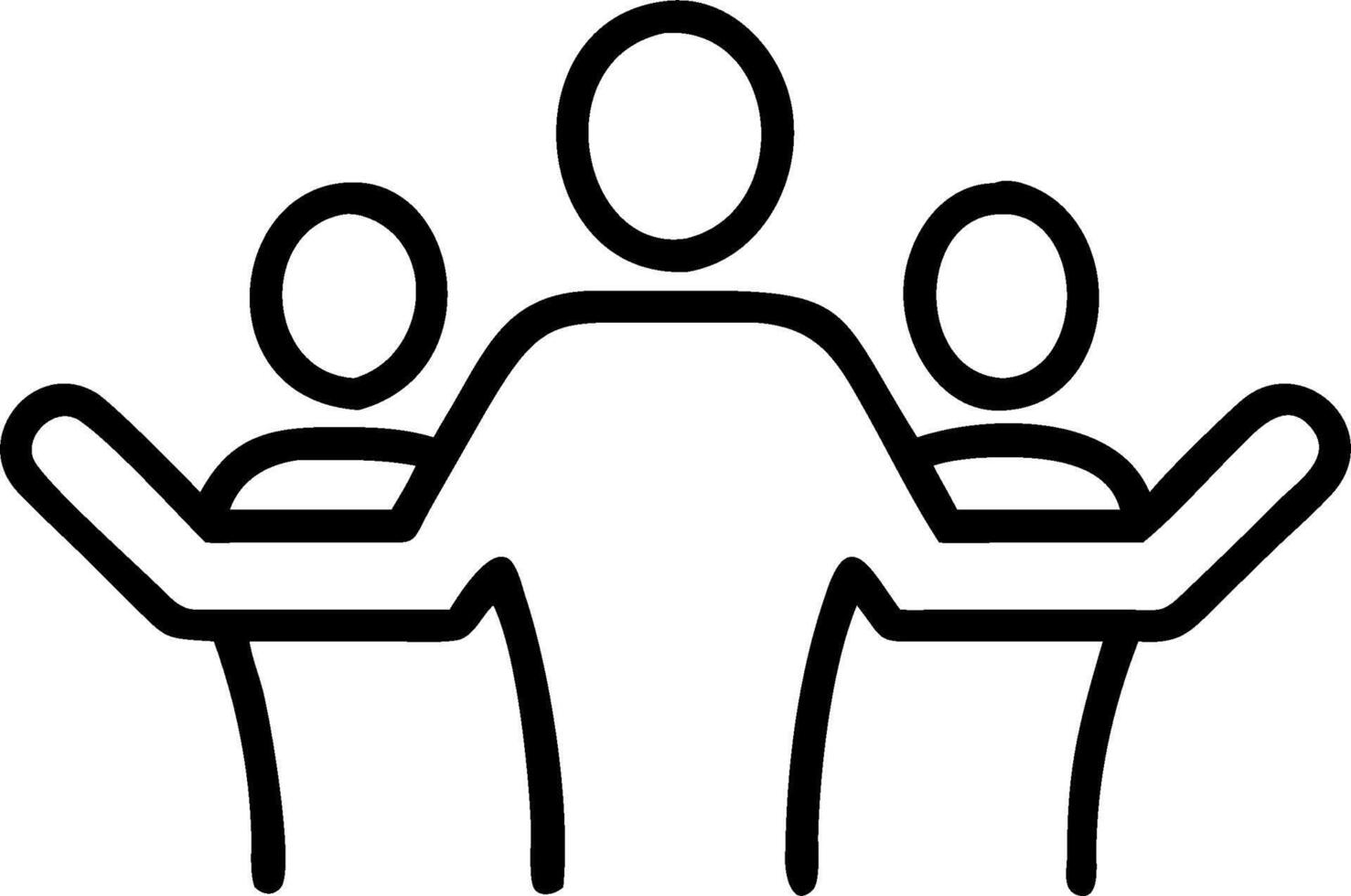 3D Blue Monday Team Support concept as Team members supporting each other in a meeting showing camaraderie against Blue Monday blues for magazine advertisement with copy space. as vector