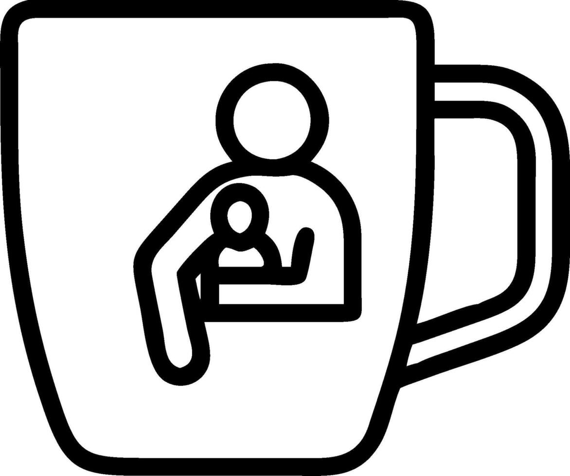 3D Blue Monday Reflective Coffee concept as Close up of a person holding a coffee mug looking reflective and blue on Blue Monday suitable for magazine advertisement with copy space vector