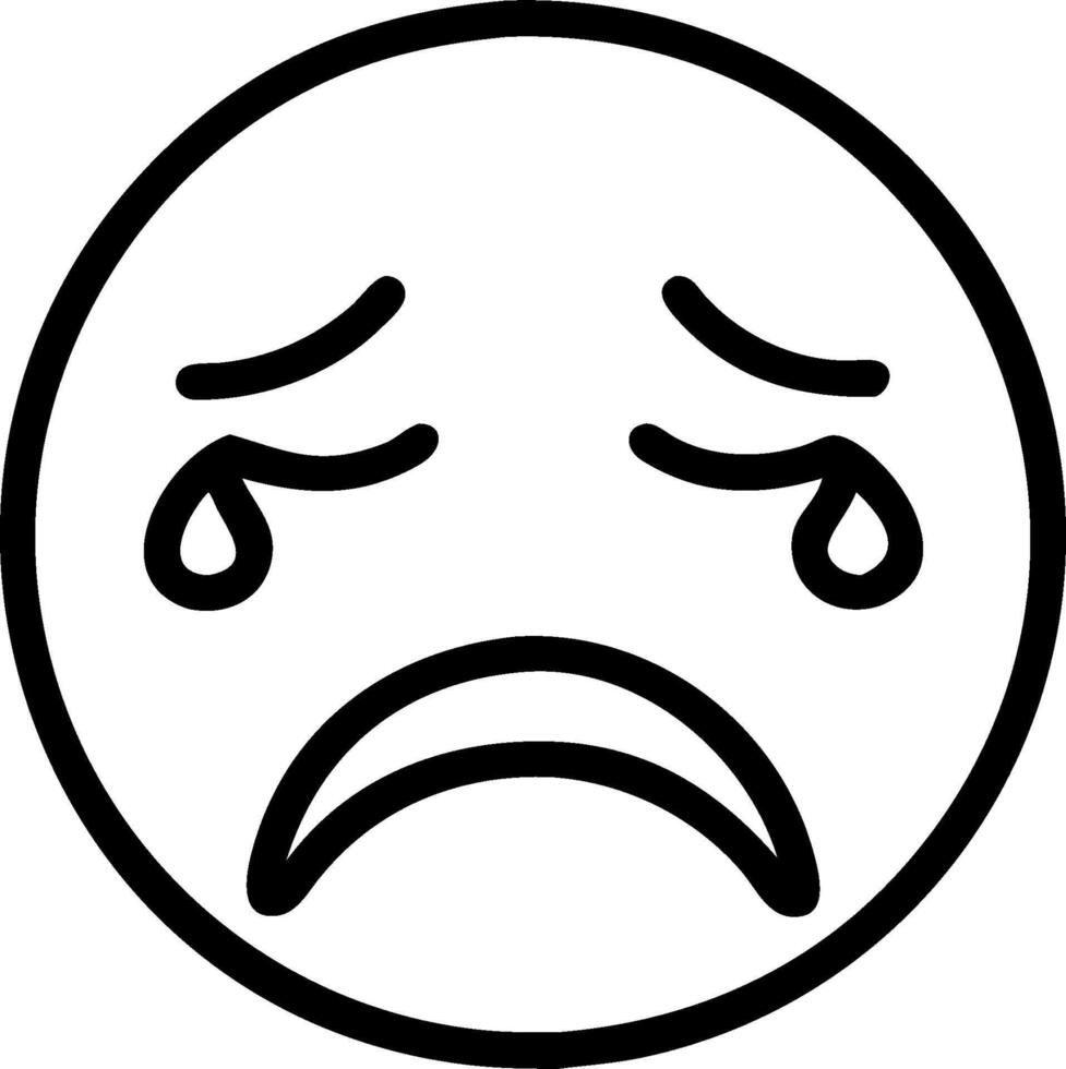 3D Blue Monday Isolated Sad Face concept as Macro of a sad face isolated on white background emphasizing Blue Monday emotions for magazine advertisement with copy space. as 3D Icon vector