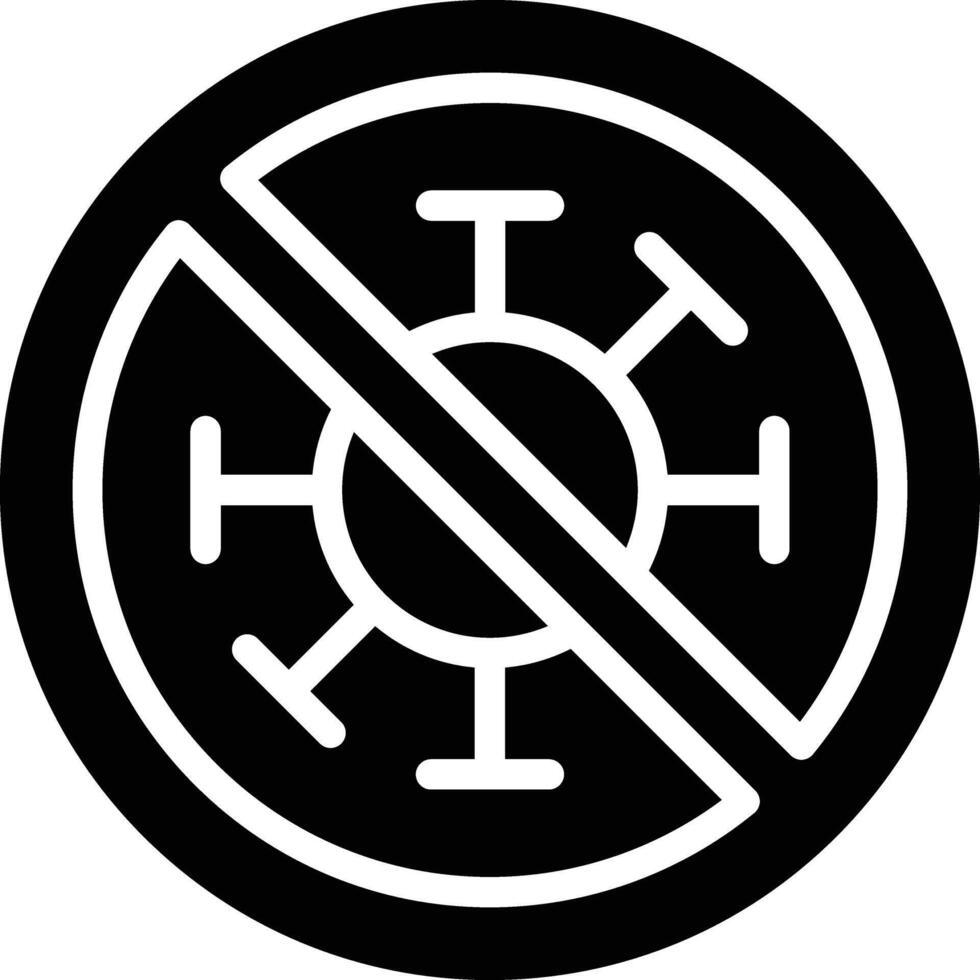 No access symbol icon vector