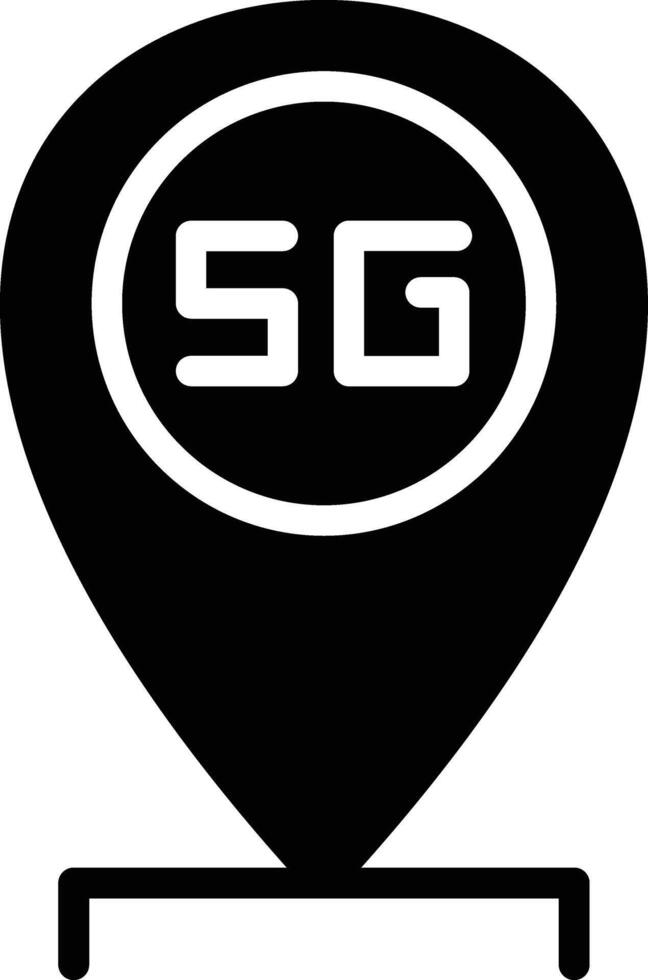 The sg logo on a black and white map marker vector