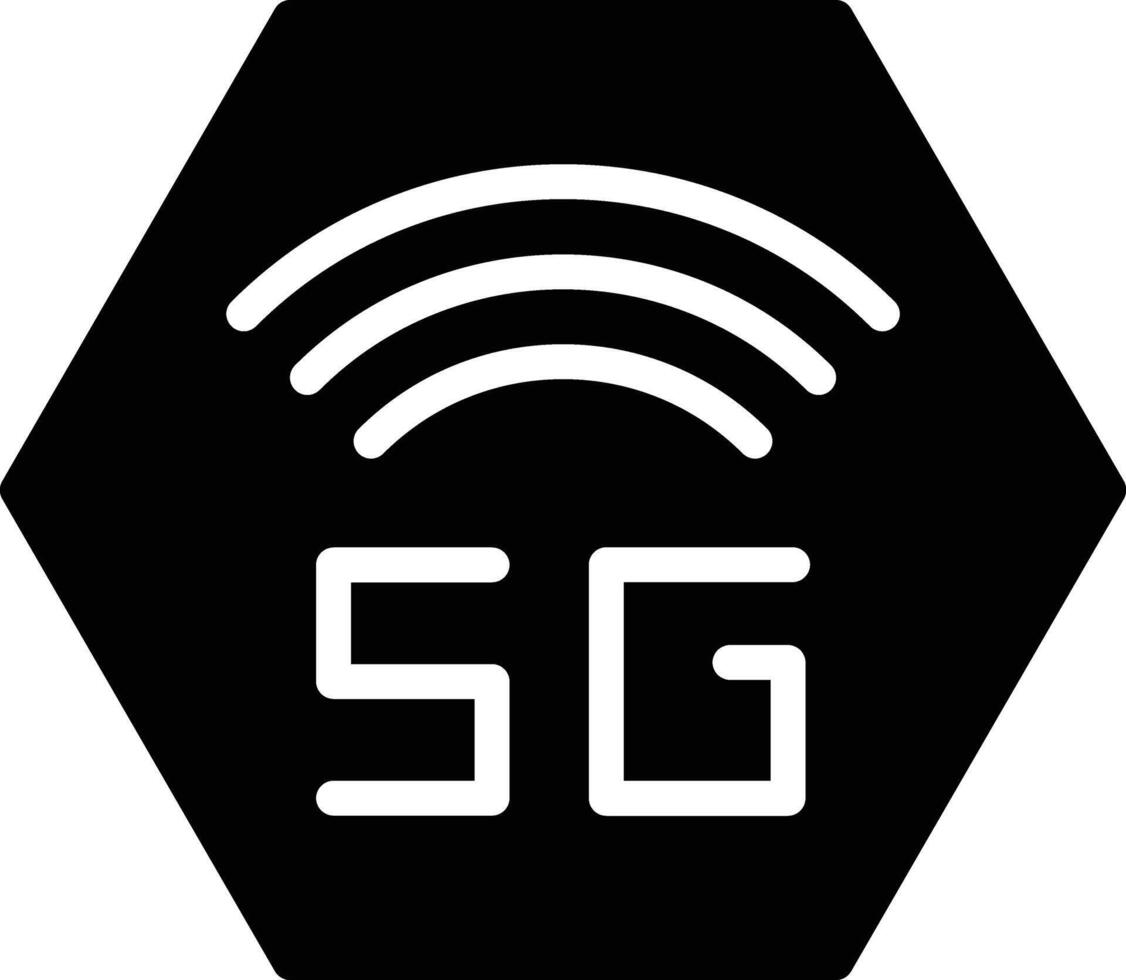 The logo for 5g wireless technology vector