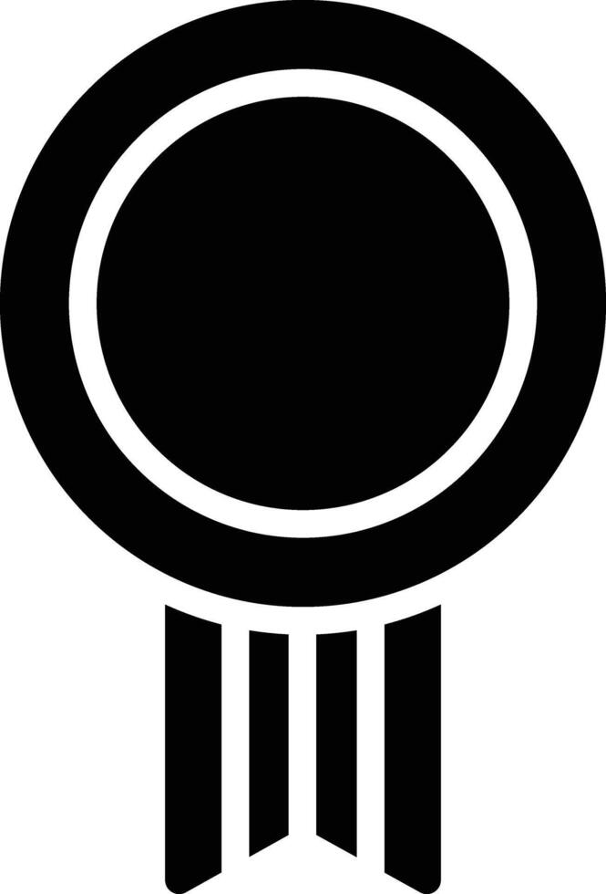 Award Medal Glyph Icon Design vector