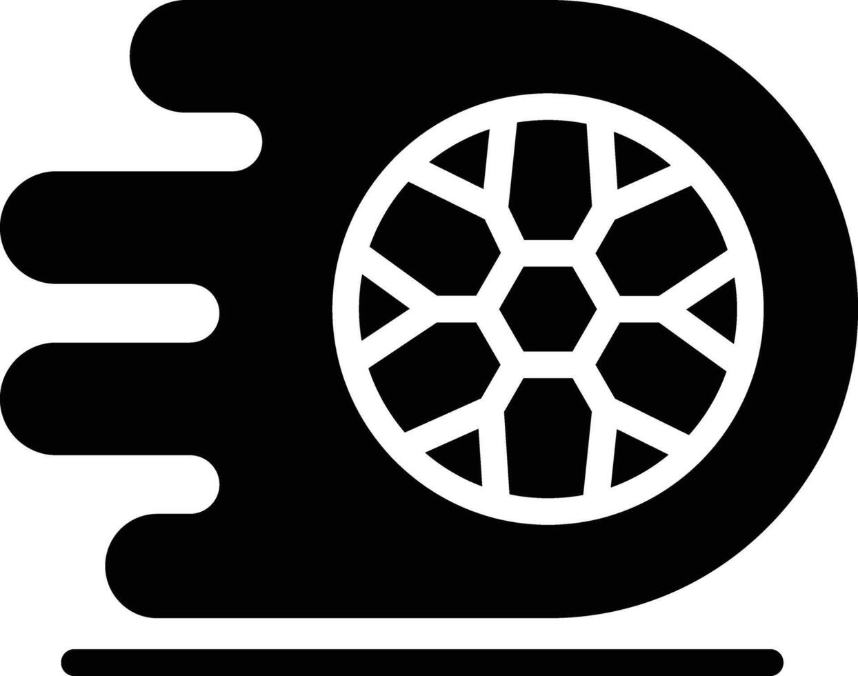 Ball Glyph Icon Design vector