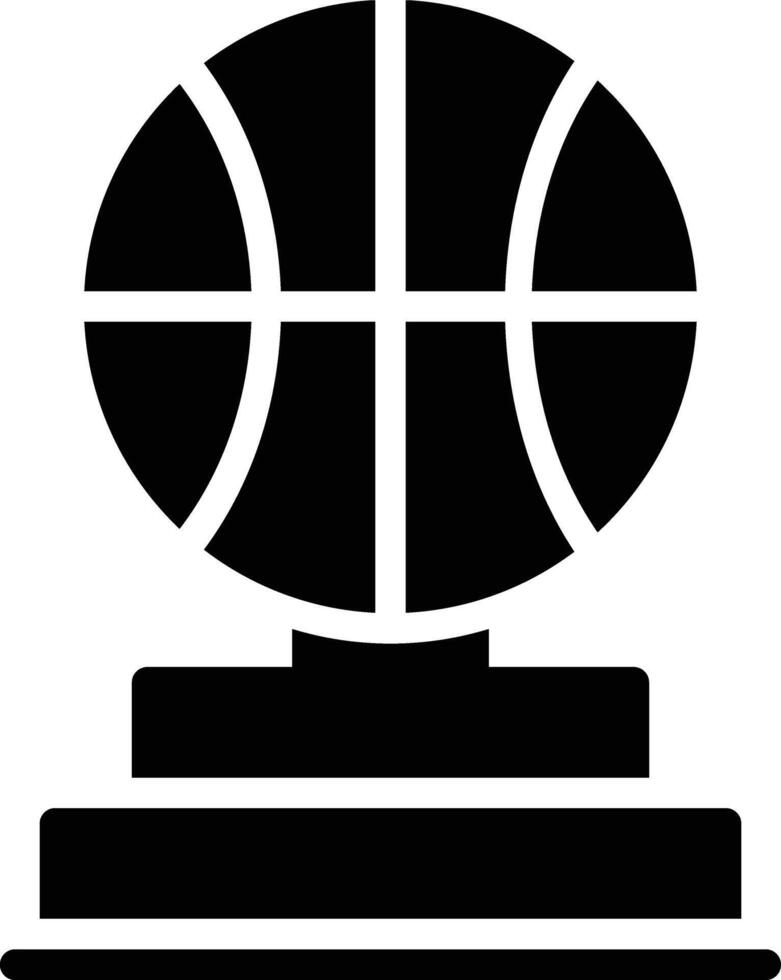 Basketball Glyph Icon Design vector