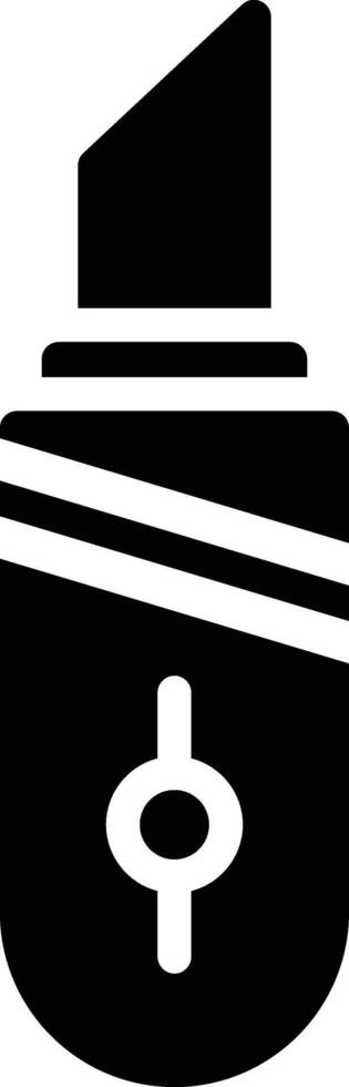 Cutter Glyph Icon Design vector
