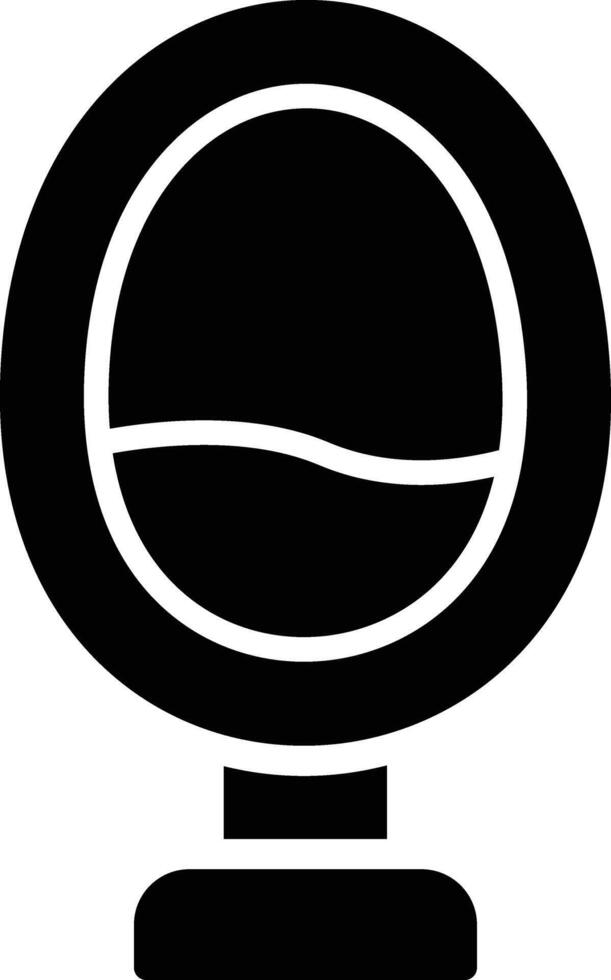Egg Chair Glyph Icon Design vector
