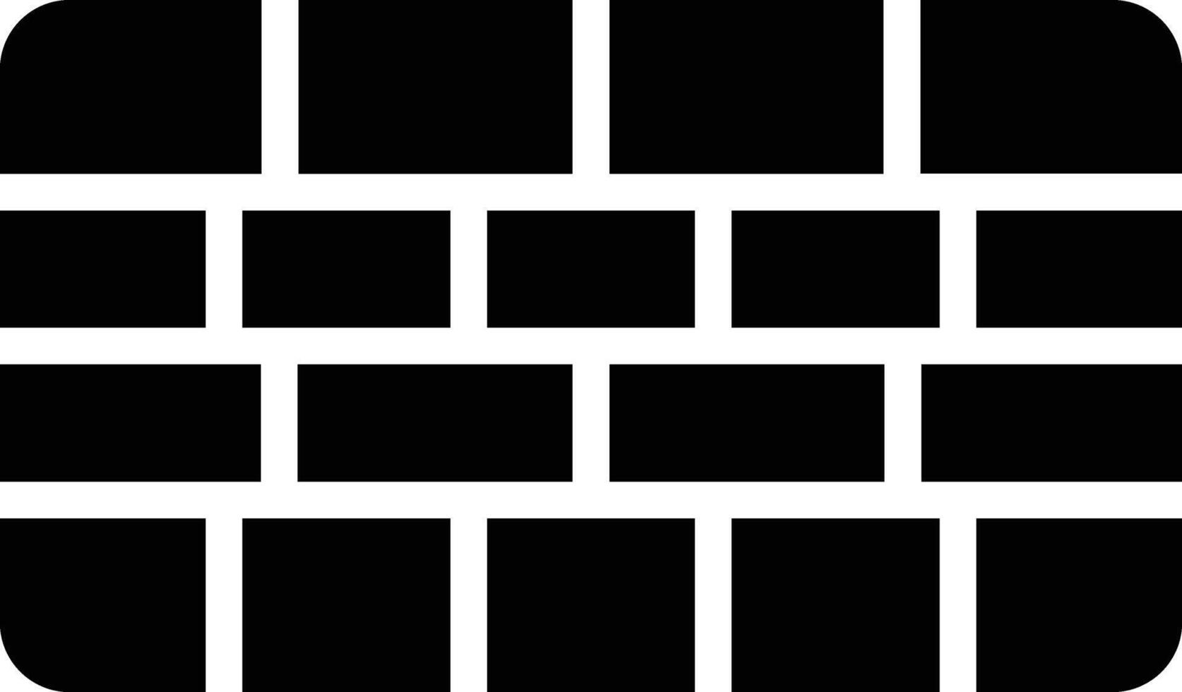 Firewall Glyph Icon Design vector