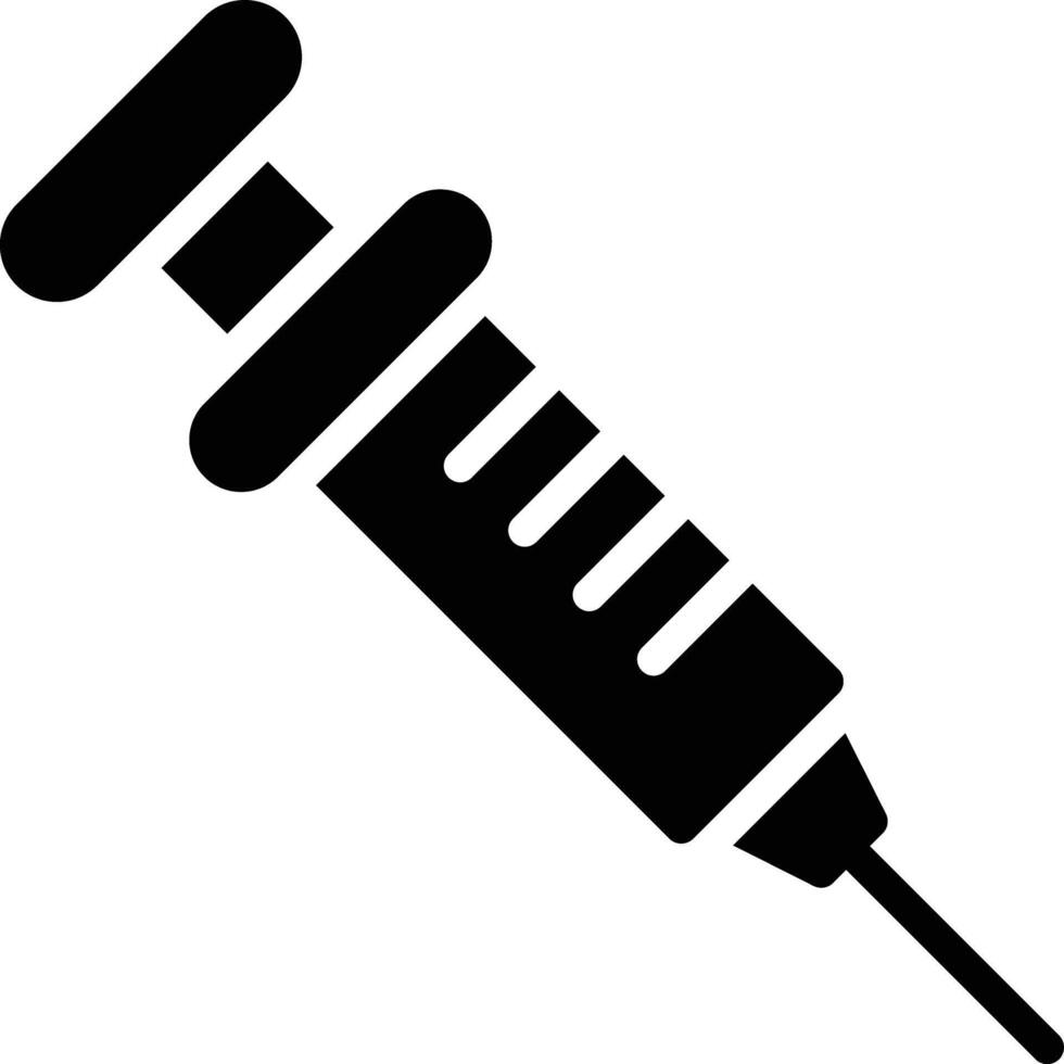 Injection Glyph Icon Design vector