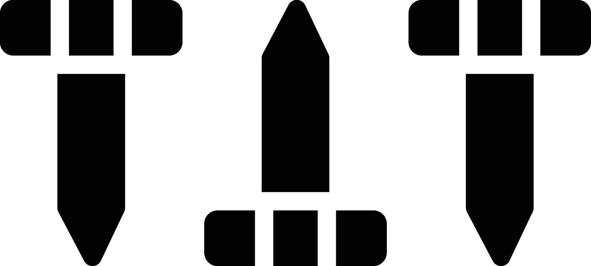 Nails Glyph Icon Design vector