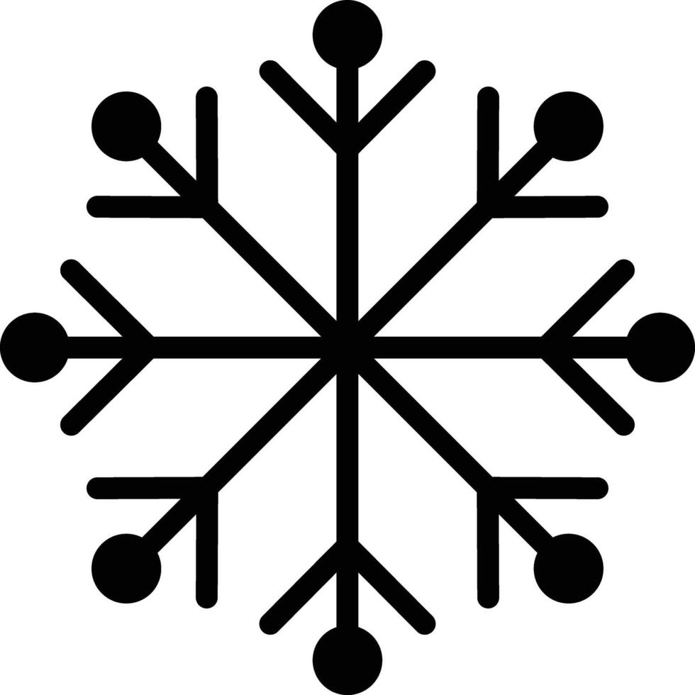 Snowflake icon with many people in it vector