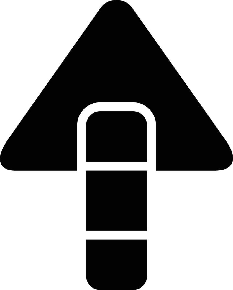 Spade Glyph Icon Design vector