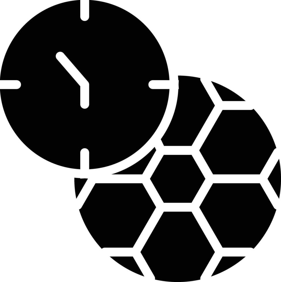 Time Glyph Icon Design vector
