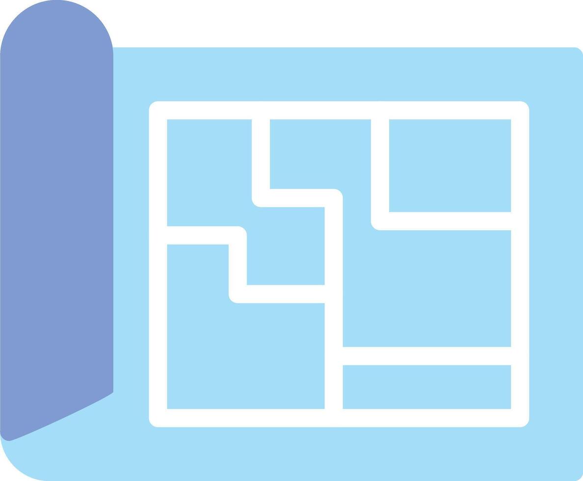 Blueprint Icon Design vector