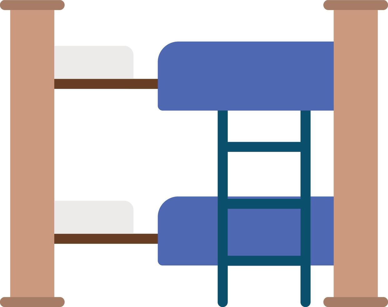 Bunk Bed Icon Design vector