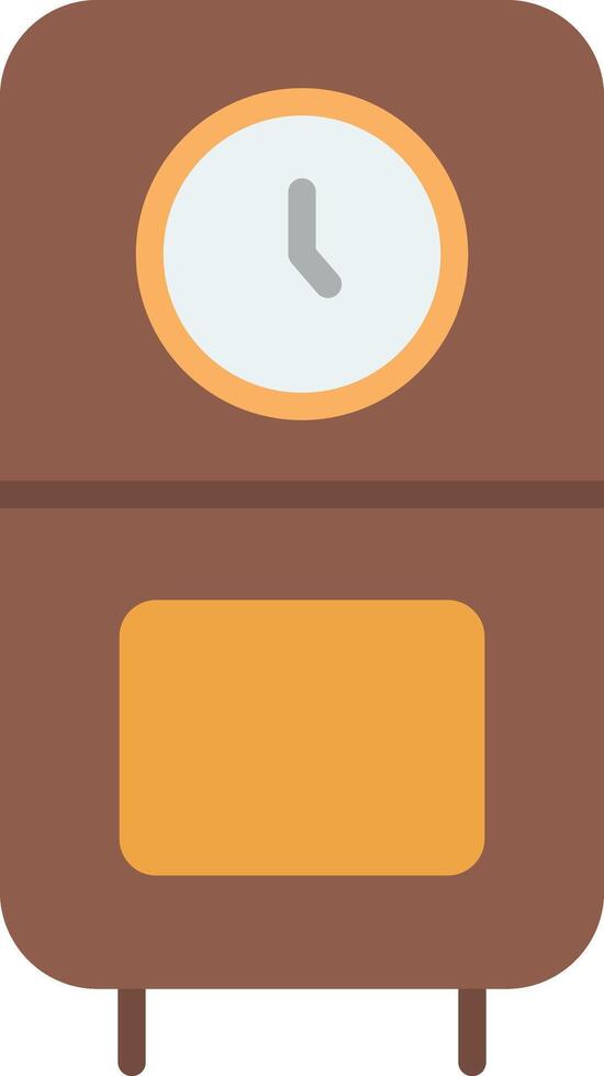 Cuckoo Clock Icon Design vector