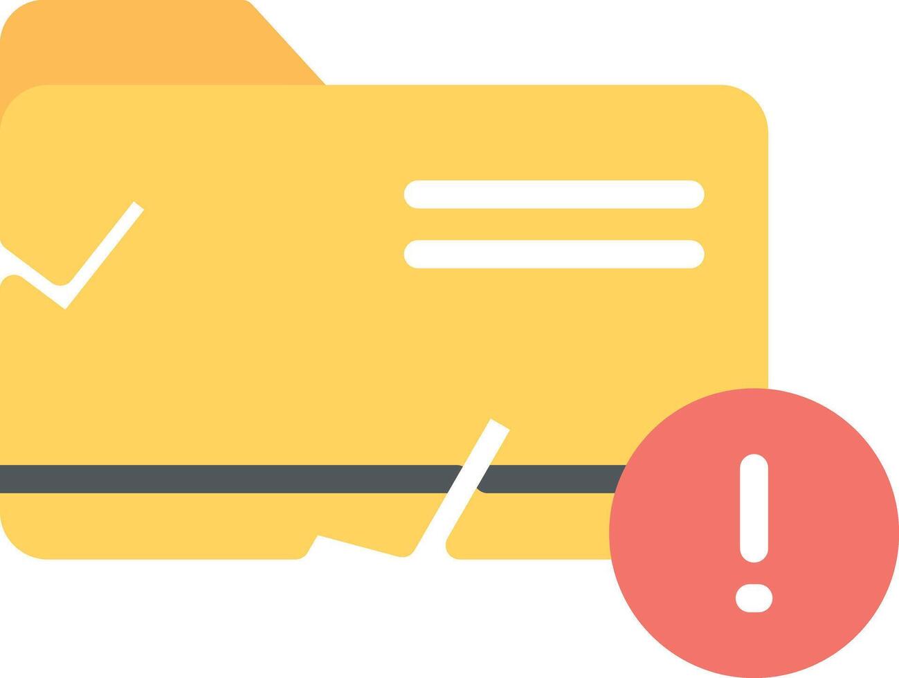 Data Loss Icon Design vector