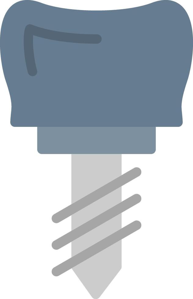 Dental Implant Icon Design vector
