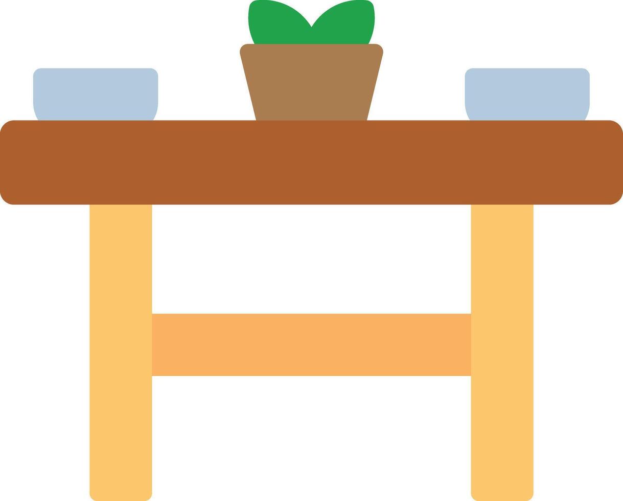 Dinner Table Icon Design vector