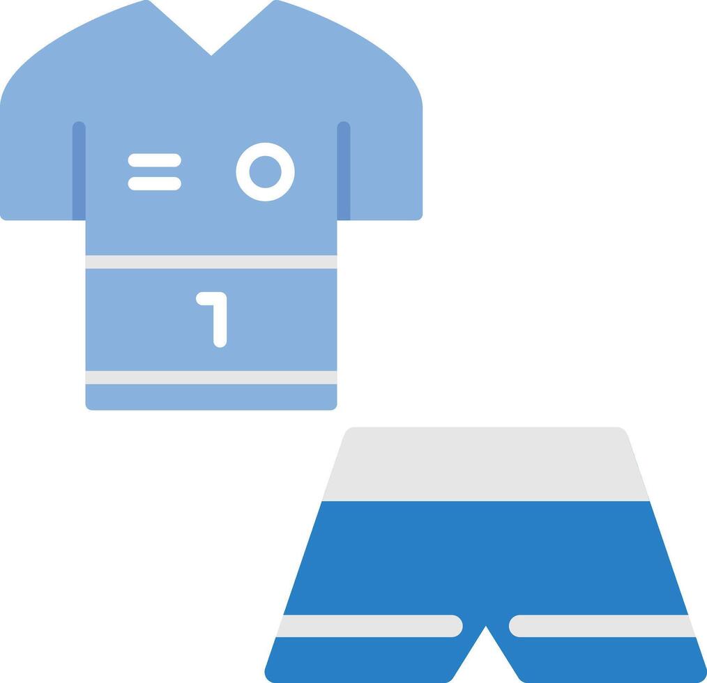 Football Uniform Icon Design vector