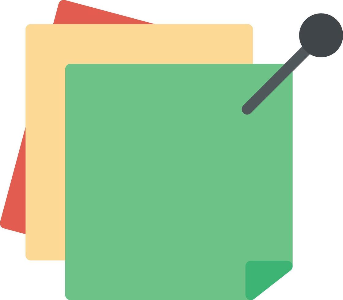 Sticky Notes Icon Design vector