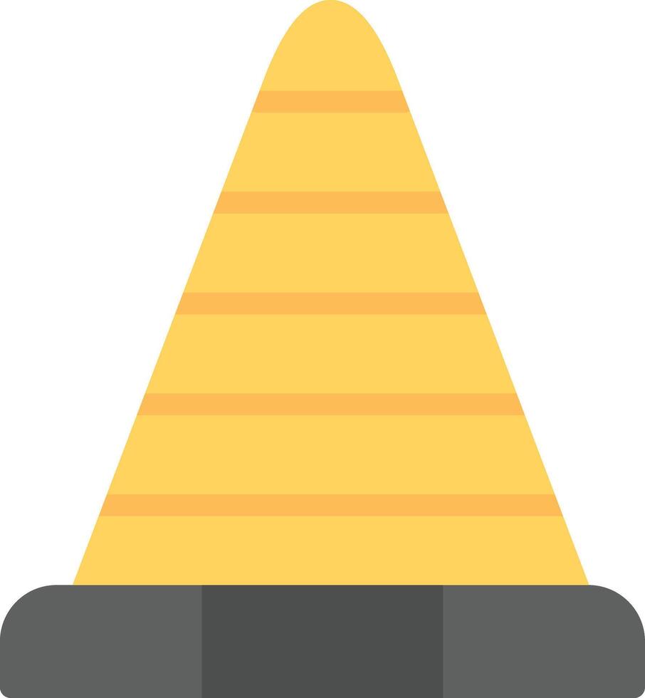 Traffic Cone Icon Design vector