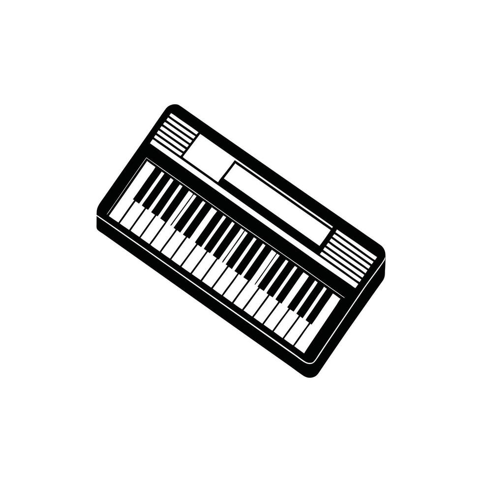 Piano Instruments Clipart Design vector