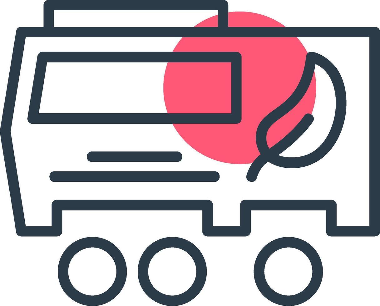 Biofuel Tank Line with small circle background vector