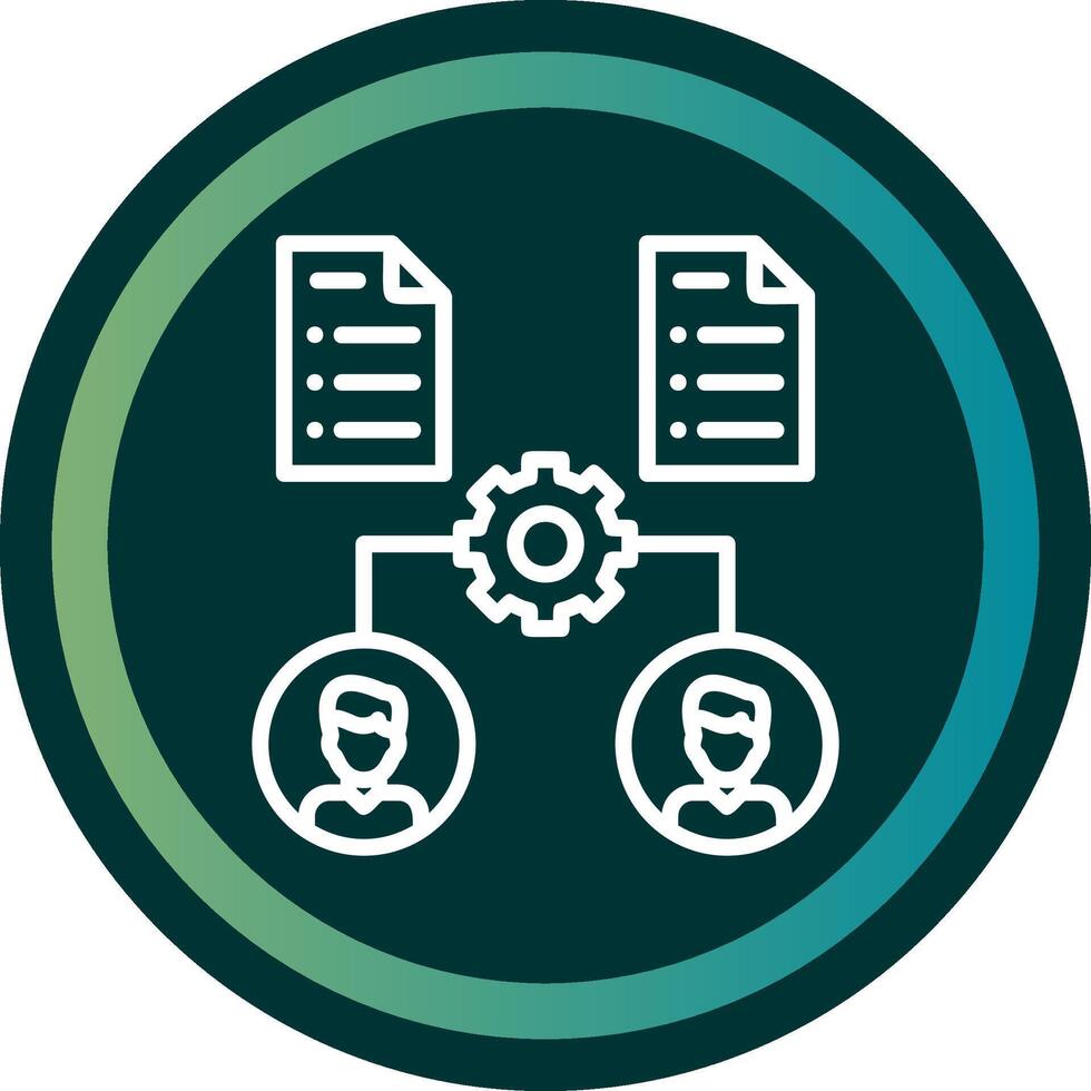 Onboarding Line with small circle background vector