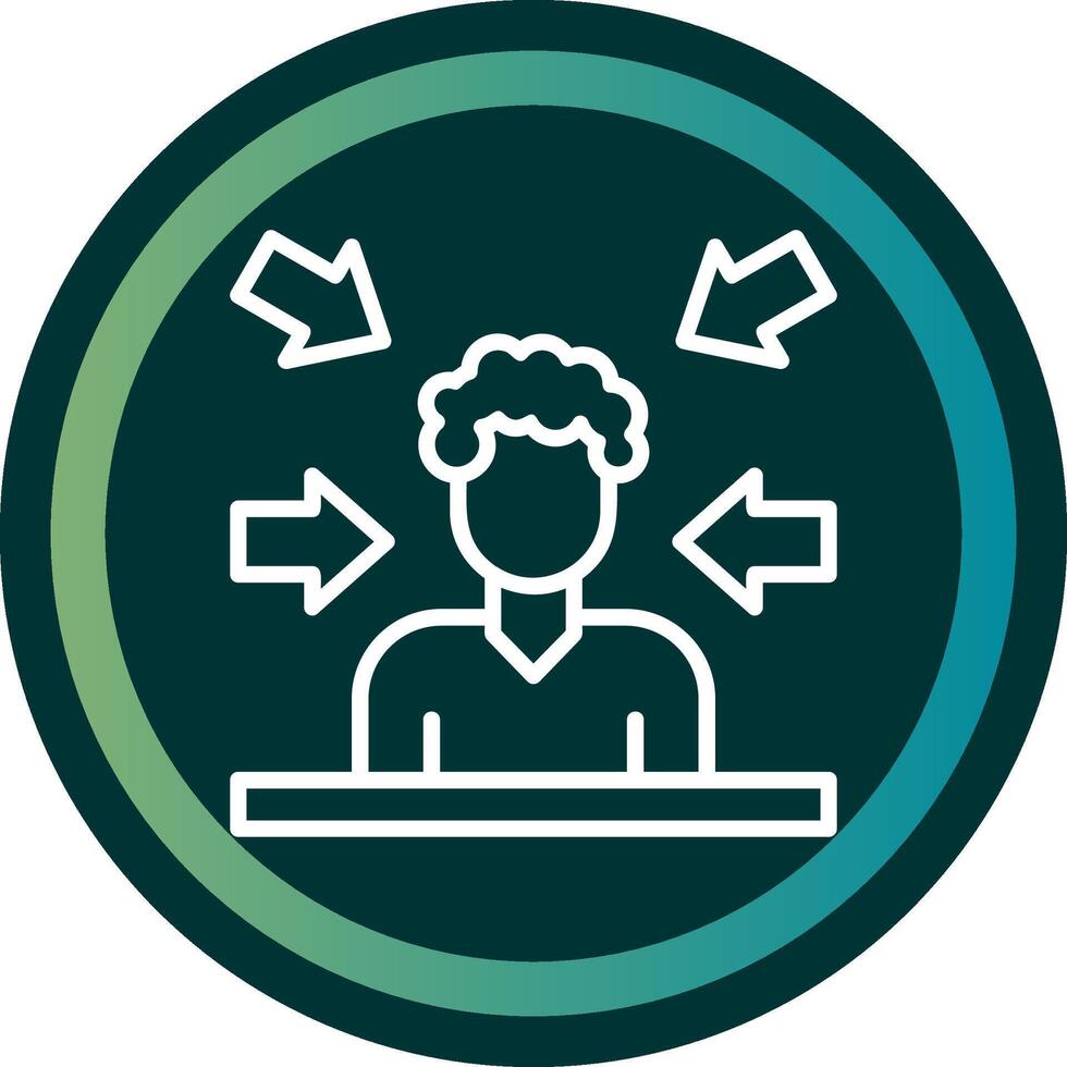 Notoriety Line with small circle background vector