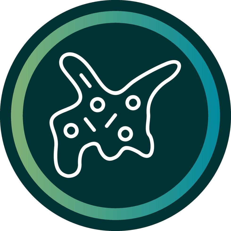Ectoplasm Line with small circle background vector