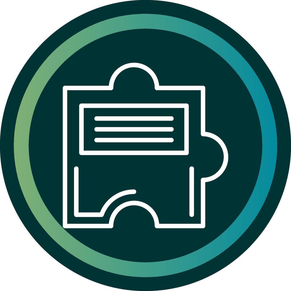 Puzzle Line with small circle background vector