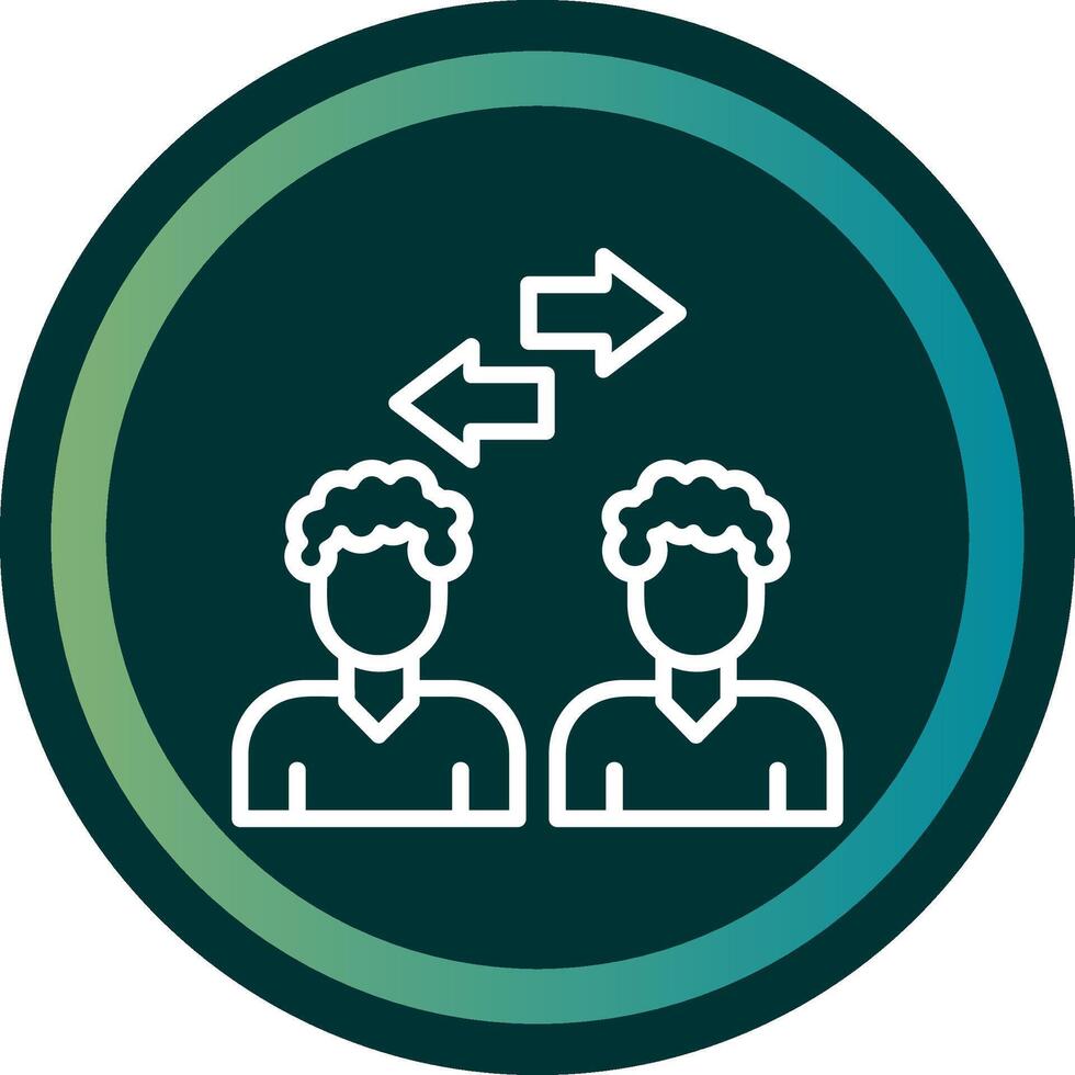 Conference Line with small circle background vector