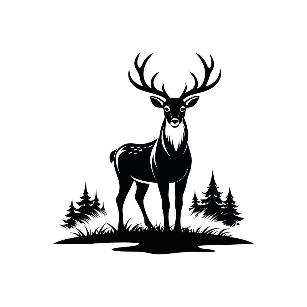 Hunter Edge Bold Silhouettes of the Wild vector