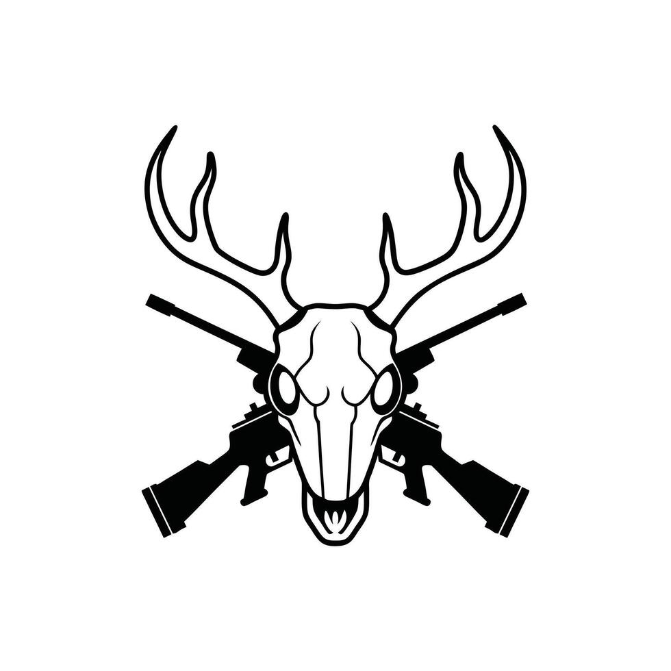 The Art of the Hunt Wild Clipart and Hunter Silhouettes vector