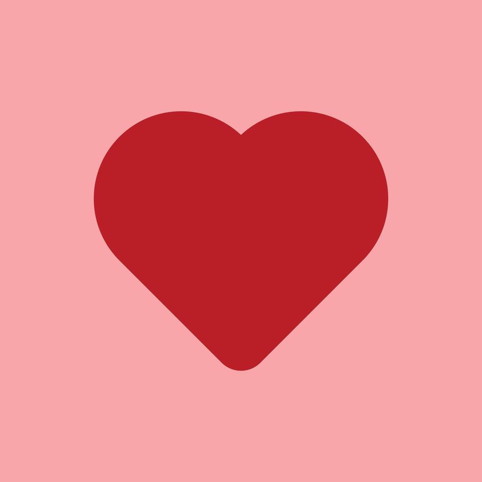 red hearts tossed on background. Simple cute Valentines day background vector