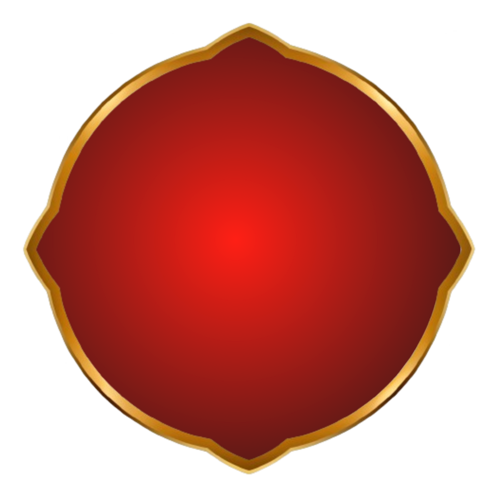 Luxurious Red Text Box on Clear Background png