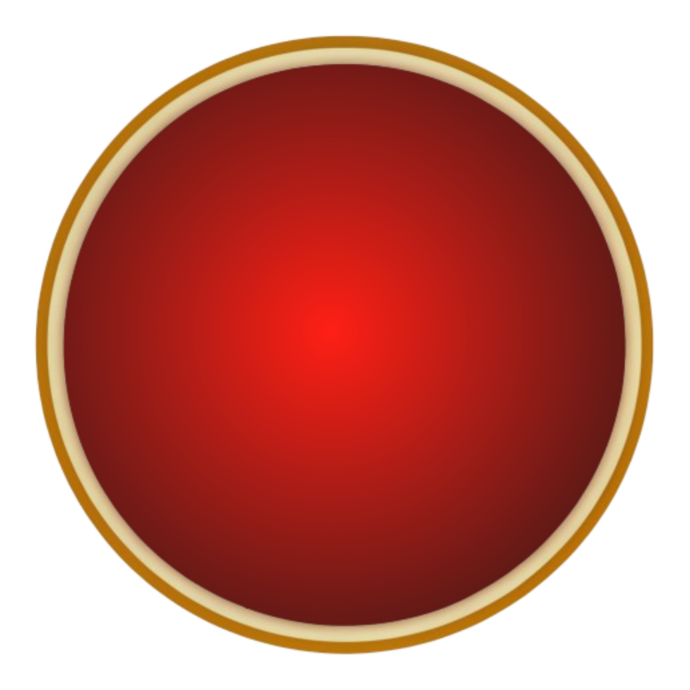 Red text box circle with a brown border png