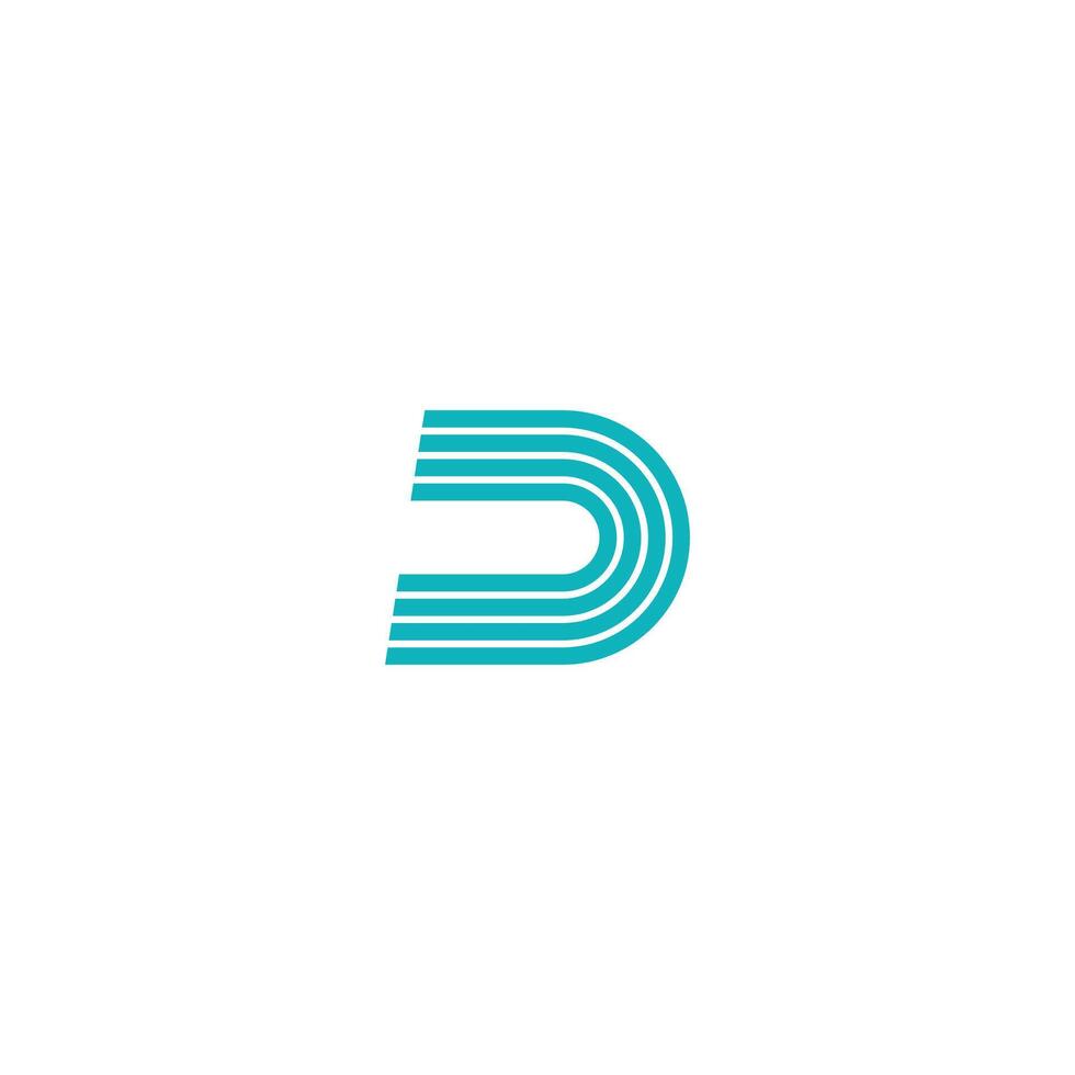 Letter D Logo Design. Creative Template Symbol vector