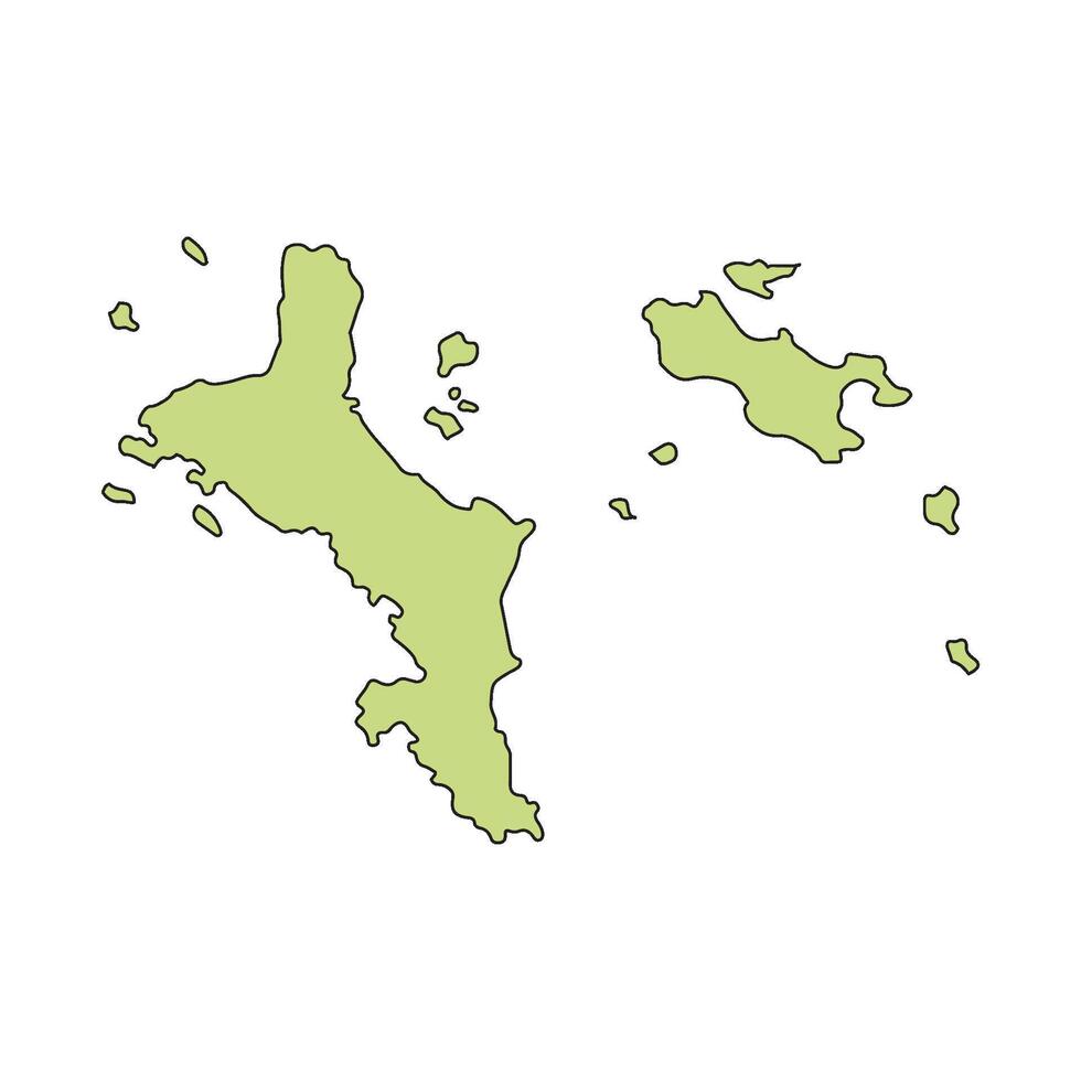 Seychelles country map icon design vector