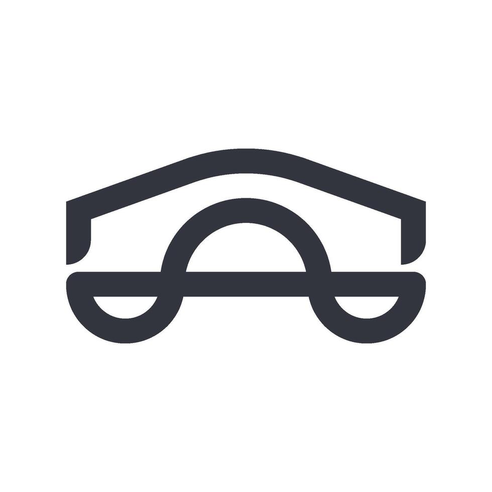 Bridge Logo Template Icon vector