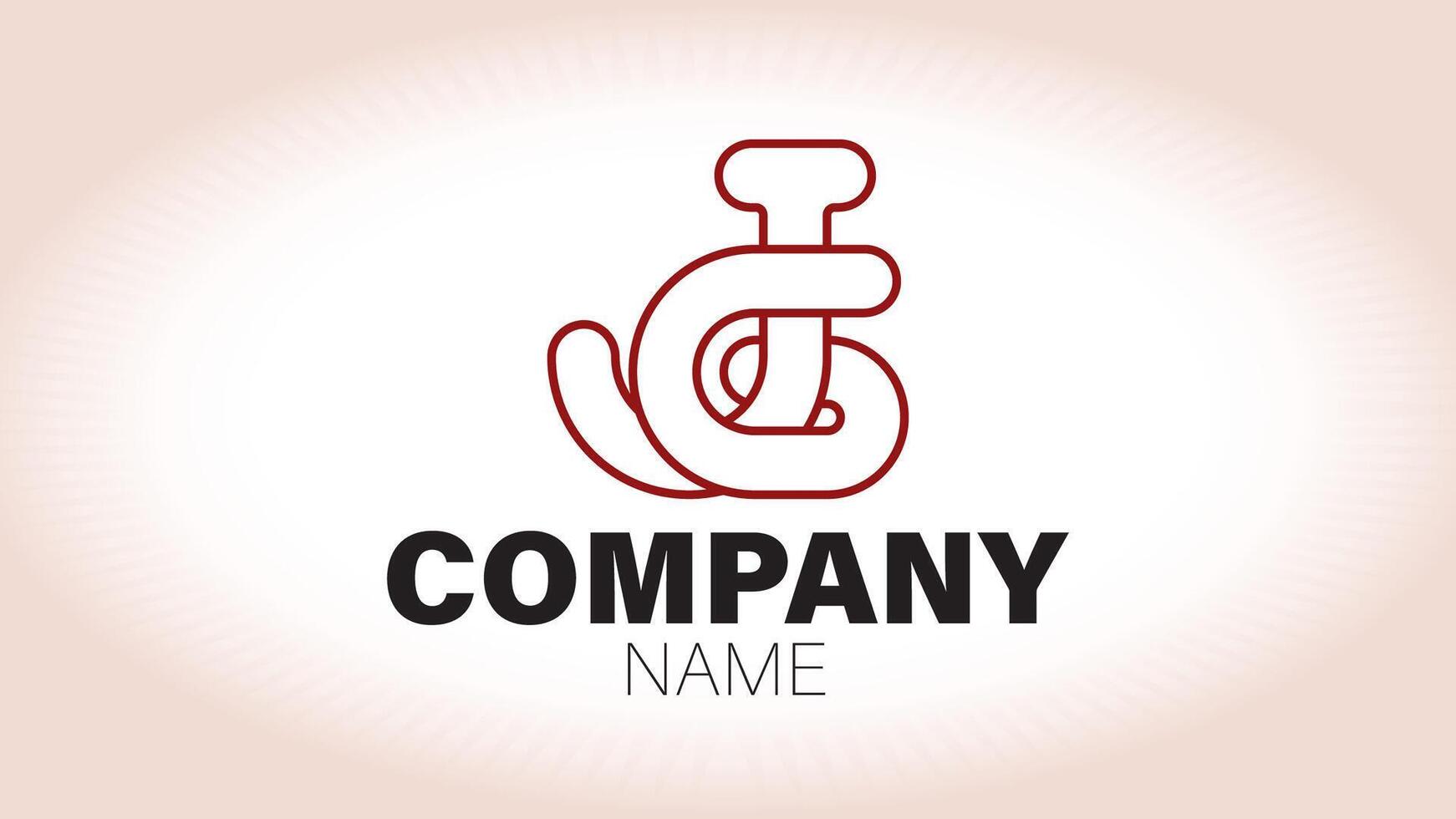 A logo for a company with a letter g vector