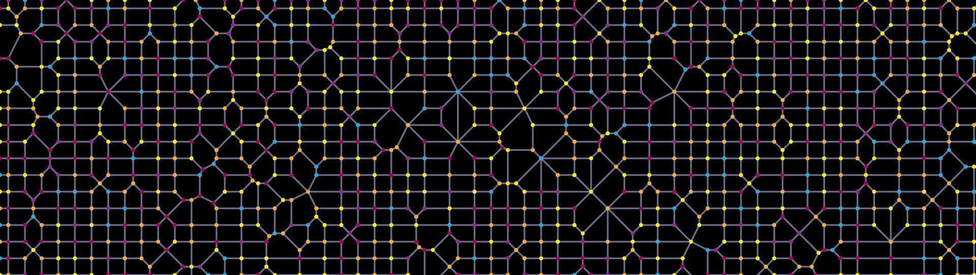 futuristic tech background. Connected dots. Digital network concept vector
