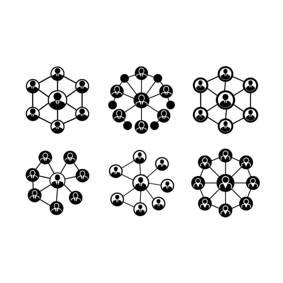 Networking Graphics Design Files for Digital Projects vector