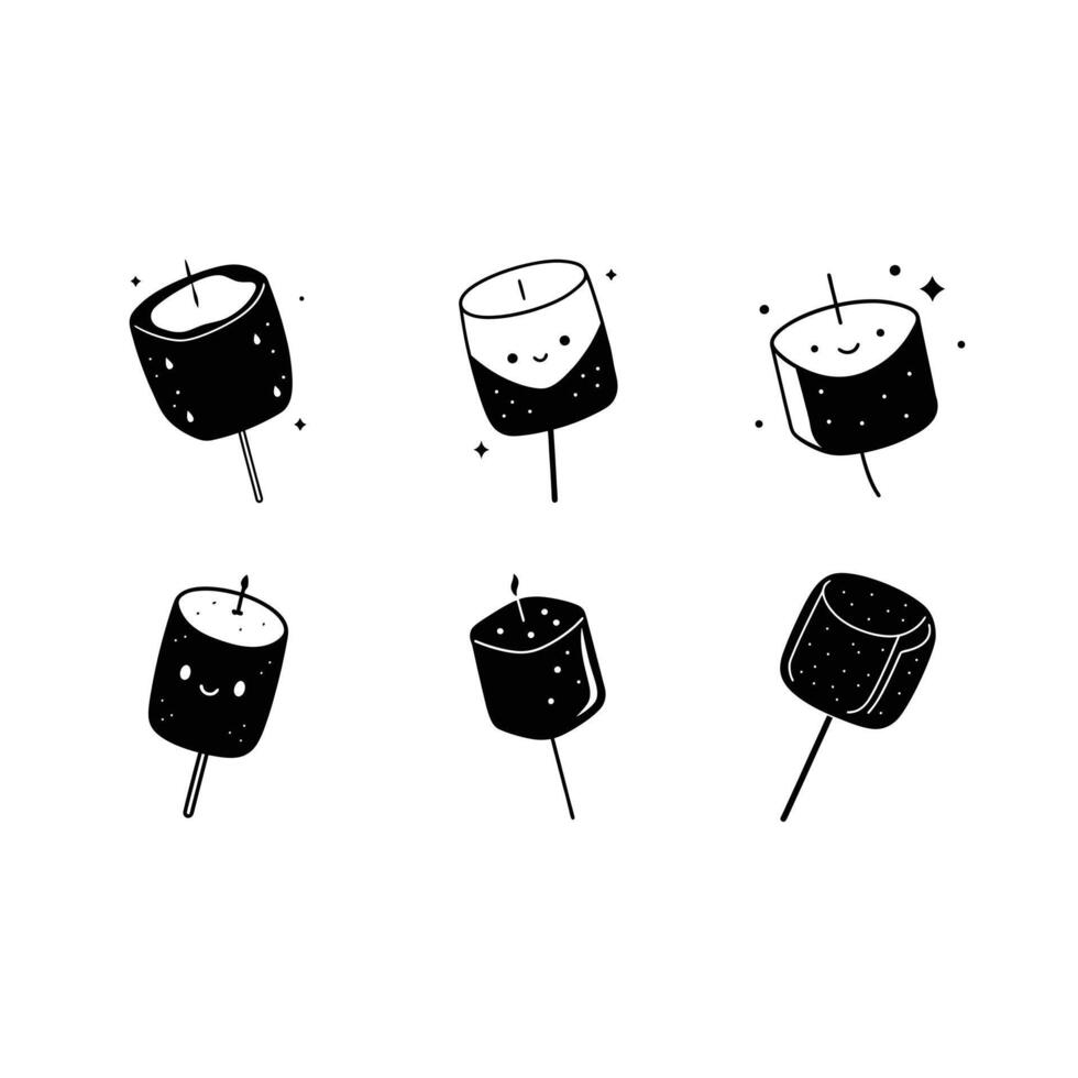 Marshmallow Graphic Design - High-Quality Digital Artwork for Creative Projects vector